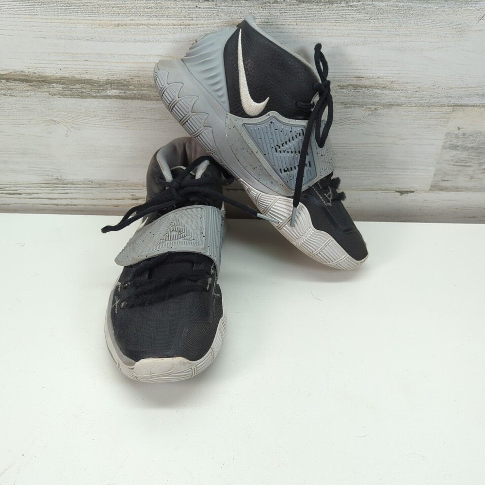 Nike Kyrie 6 Black Wolf Grey Basketball Shoes CK5869-001 Mens Size 7